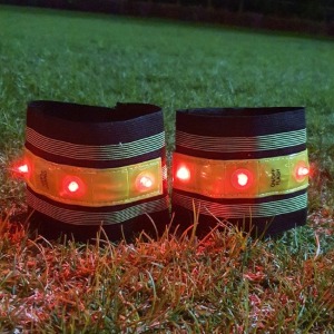 특허청 디자인등록 LED안전각반(밴드) 1쌍 야간작업 필수 안전용품 스포츠(레저) 야간활동시