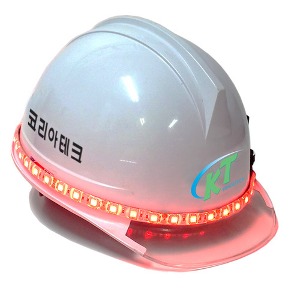 안전모부착형 LED반사띠(레드) 안전모부착형 건전지포함